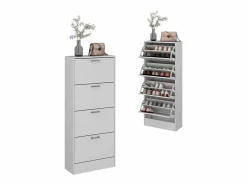 Vicco Zapatero|Mueble De Almacenaje * Zapatera abatible 63x24x150 gregor Blanco